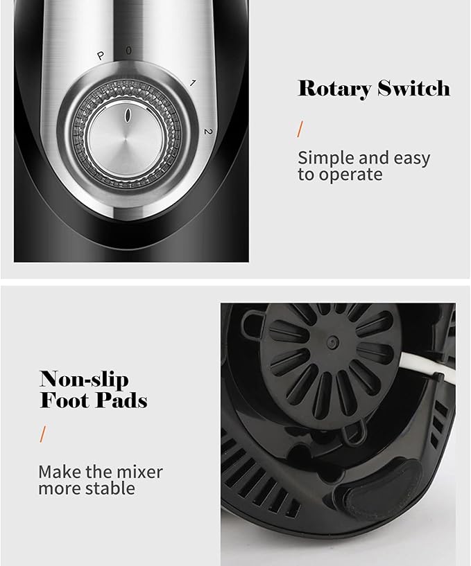 Blender 350W Electric Fruit Mixer with Lids Multifunctional Food Processing Blender Low Noise Countertop Blender for Home Fruits Vegetables(Three Cup)