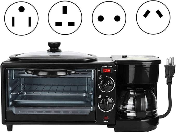 Oven Premium Convection Halogen Oven Cooker Toaster Oven Electric Frying Pan Coffee Maker Multifunction 3 In1 Easy to Clean Useful