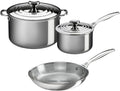 Le Creuset Tri-Ply Stainless Steel 5 pc. Cookware Set 5 pc