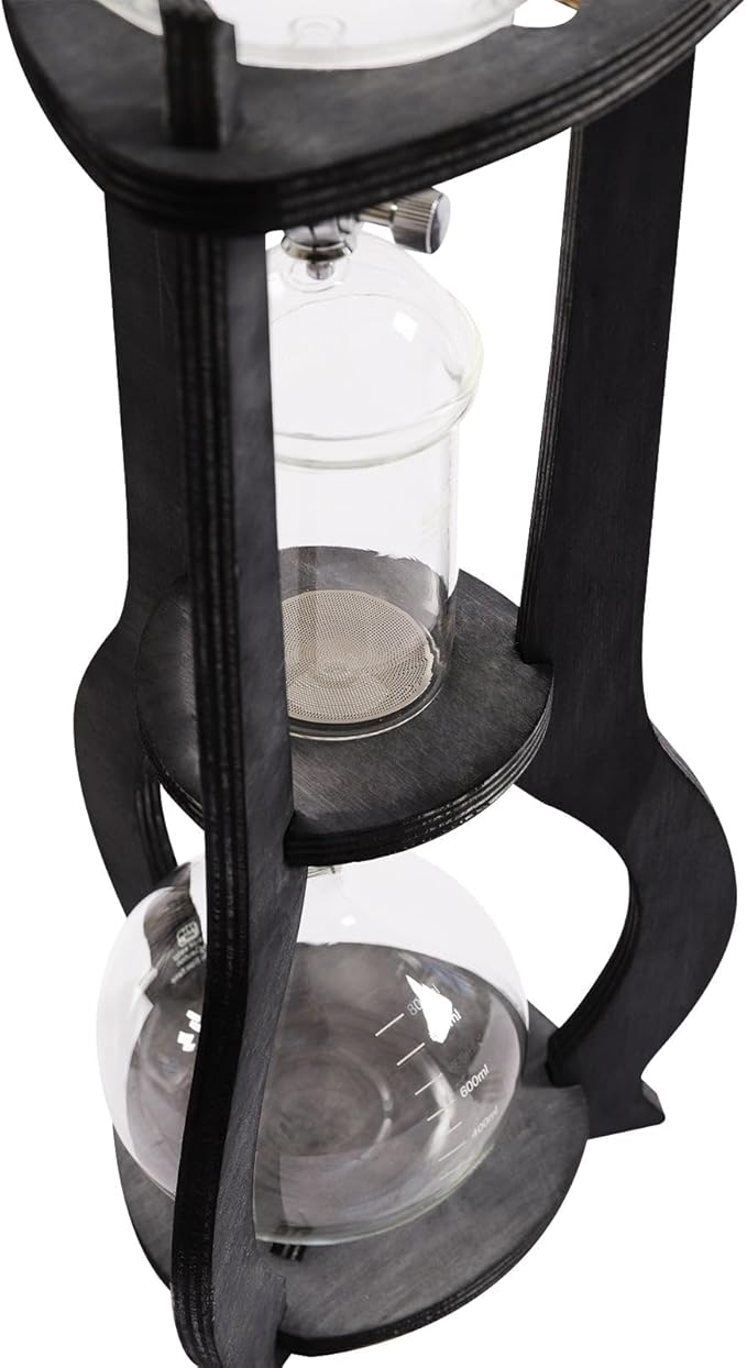 Iced Coffee Cold Brew Drip Tower Coffee Maker Wooden 6-8 cup