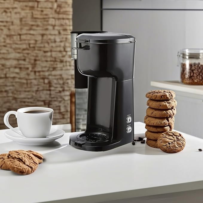 Deahun Mainstays Single Serve Dual Brew Coffee Black