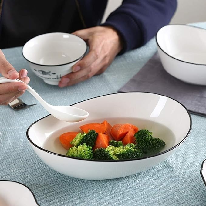 Elegant Dinnerware Set Dinner Plates Bowls Set Creativity Kitchen Dinnerware Set Plates Dishes Bowls Best For Indoor And Outdoor Party