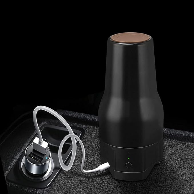 Coffee Machine Portable Coffee Machine Circulating Extraction Coffee Machine USB Power Mini Automatic Capsule Household Outdoor Coffee Maker (Color : Rojo)