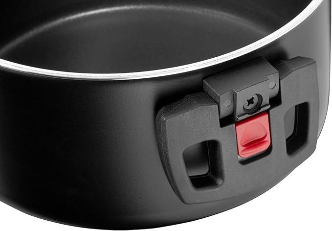 Ballarini Click and Cook 810000.6 Set of 3 Saucepans with Fitting Glass Lids