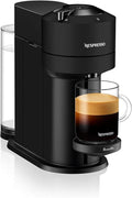 Nespresso Vertuo Next Coffee and Espresso Machine NEW by Breville Black Matte Single Serve Coffee &amp Espresso Maker One Touch to Brew (Renewed)