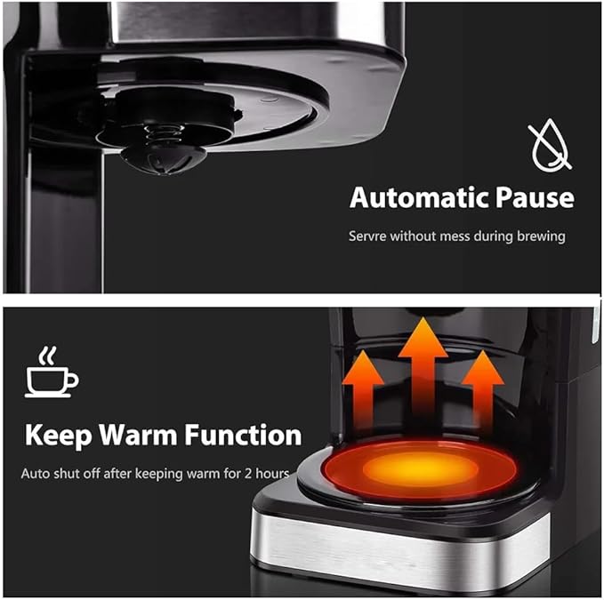Espresso Machine Drip Coffee Maker 12-Cup Thermal Programmable Coffee Maker 950w Making Tea Drip Coffee Maker With Glass Carafe Warm Preservation Touch Screen Easy To Use