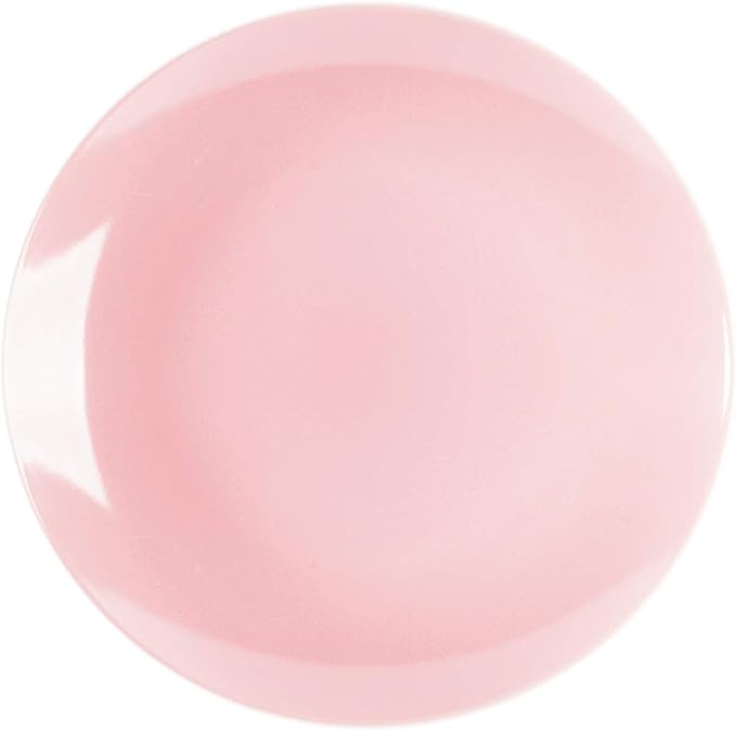 Stoneware Coupe Shape Salad Plate - 8 inch - Set of 6 Very Rose 6 Assorted Colors