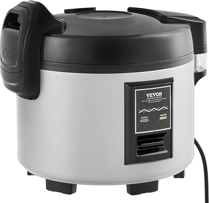 Commercial Rice Cooker 45-Cup Non-Stick Pot 9L 12H Keep Warm Restaurant