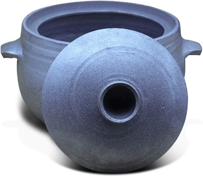 Ceramic Rice Cooker with LidJapanese Rice PotCeramic CasseroleRound Earthenware Clay PotHot PotNot-Stick Stew PotSoup HotStovetop Cookware A 4l (A 8L)