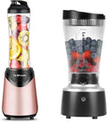 La Reveuse 300W Personal Size Blender (Pink) + La Reveuse 250W Personal Size Blender (Black)