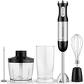 Upgraded Blender Handheld 1100W 30 Speed Settings Max 15500 RPM 5 in 1 Hand Blender with Milk Frother Handheld Food Processor Batidora De Mano Electrica Kitchen Appliances Black
