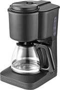 FixtureDisplays® 6-Cup Mini Switch Coffee Maker Black 6.3 X 7 X 11.41 inches 15668-2D