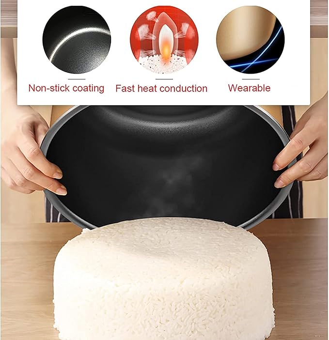 Rice Cooker 4L Large Capacity Smart Appointment Household Large Capacity Rice Cooker Dual use for Cooking Soup and Rice