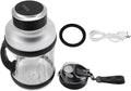 2L Large Capacity High Speed Blender with USB Charging Port Double Design for Shakes Smoothies and More (Black)
