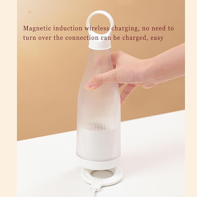 Portable Blender Small Juicer Cup 450ml with Cross-Shaped Hided Blades 2000 RPM and Blending Easily Magnetic Induction Charging and Easy to Clean for Travel Camping Gym Office Home