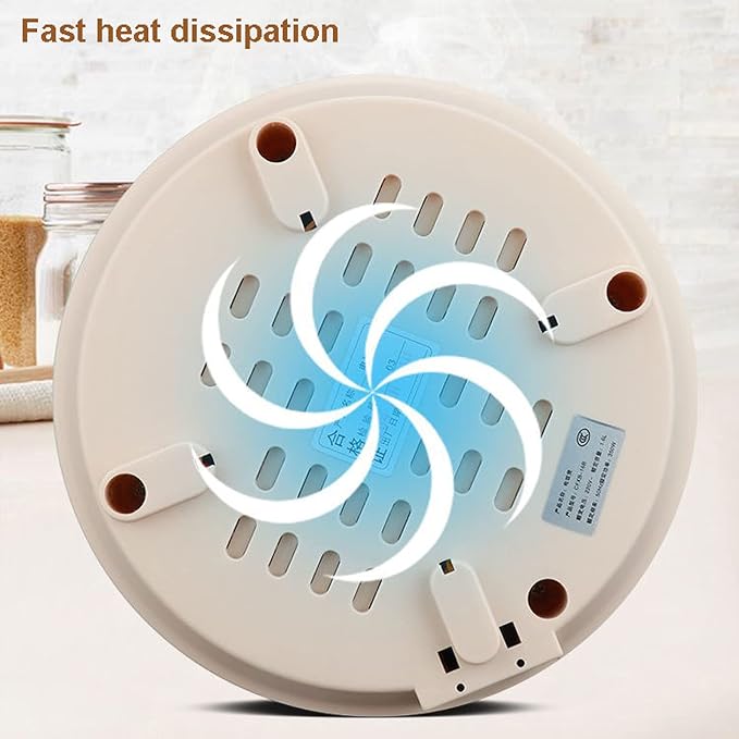 Rice Cooker And Steamer Electric With Simple One-Touch Cooks Rice Meat Curry And Porridge(Vintagegreen1.5l)