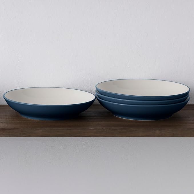 Noritake Colorwave Blue 24-Piece Dinnerware Set Service for 4