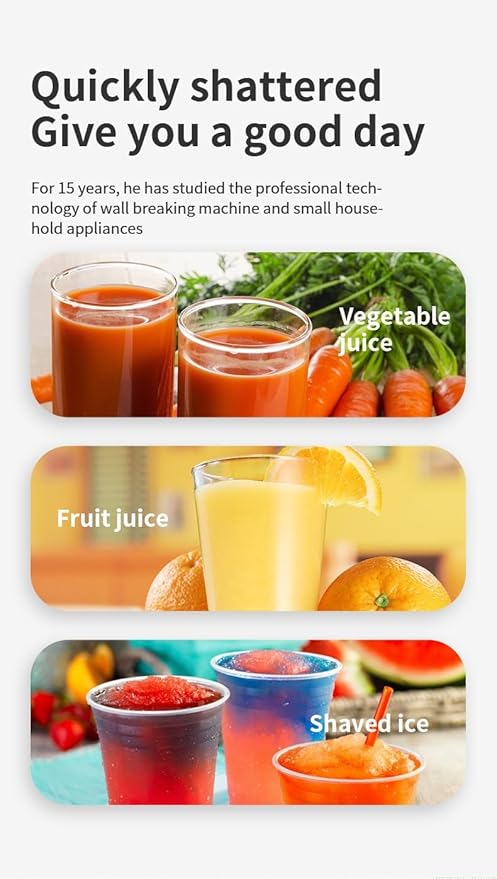 High Speed Blender with 8 Leaf Blade 1200W Professional Countertop Blender for Smoothies Milkshakes Soy Milk Fruits and Vegetables 1.75L Glass Jar Stainless Steel White