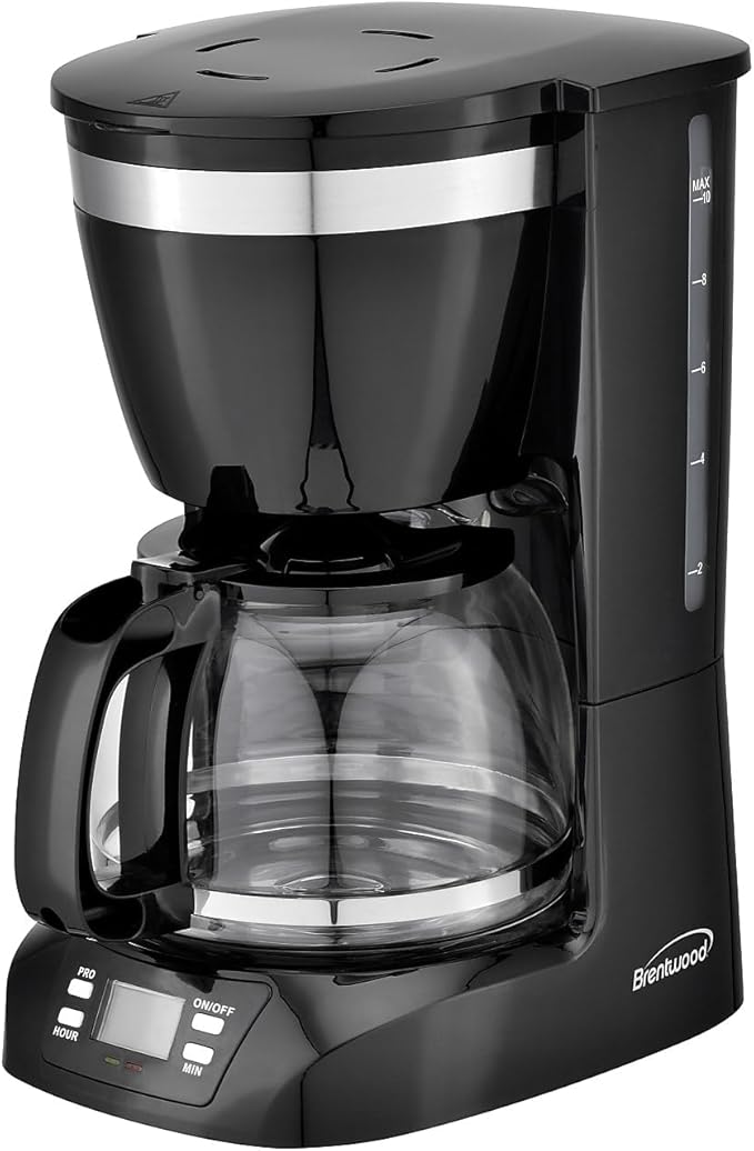 Brentwood Appliances BTWTS219BK 10-Cup Digital Coffee Maker (Black) One Size