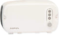 BergHOFF Seren Side Loading Toaster with Cool Touch Exterior and Removable Crumb Tray White Without Serving Tray