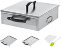 Rice Noodle Rolls Machine Stainless Steel Rice Noodle Roll Steamer Drawer Steaming Food Cookware Set for Kitchen Storage Container1 Layer