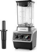 CRANDDI Professional Smoothie Blender 80oz Countertop Blenders for Smoothies Shakes &amp Ice Crushing 1500W Compact Commercial Kitchen Blender with Stainless Steel Blade 120V K96