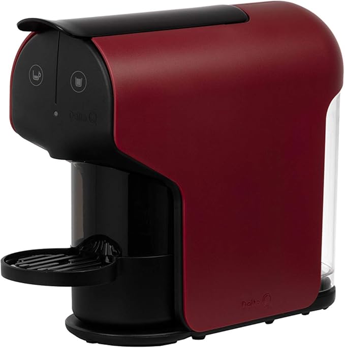 Delta Q Quick Espresso Capsule Machine – Compact Size – Works ONLY with Delta Q Pods (Red)