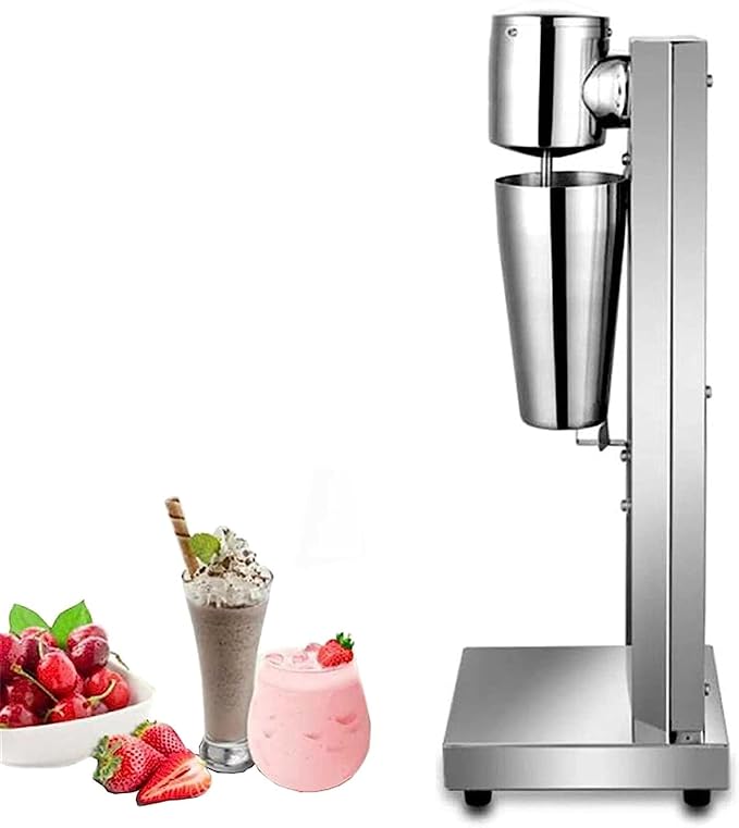 Milkshake MakerBlenders Commercial Single Head Drink Mixer Electric Stainless Steel Milkshake Maker with 800Ml Cup for Smoothie Milk Ice Cream