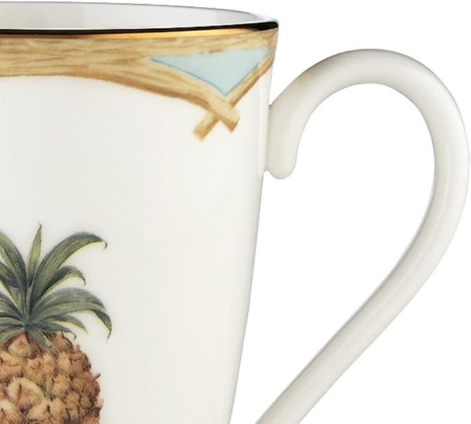 Lenox 897299 British Colonial Bamboo Mugs Set of 4