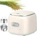 Low Sugar Rice Cooker 2.5L Portable Rice Cooker 24-Hour Smart Appointment Stainless Steel Steamer Basket