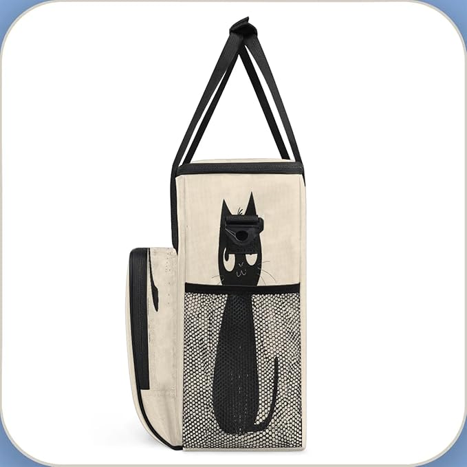 Black Cat Coffee Maker Travel Bag for K-Mini or K-Mini Plus Single Serve Coffee Brewer Portable Storage Tote Case for Tarvel