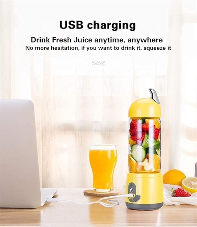 Portable Blender Personal Size Blender Smoothies and Shakes Mini Blender USB Rechargeable Fruit and Vegetables Drinks Handheld Blender Sports Travel