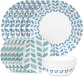Corelle Global Collection Vitrelle 18-Piece Dinnerware Set Triple Layer Recycled Glass Lightweight Eco-Friendly Round Plates and Bowls Set Northern Pines