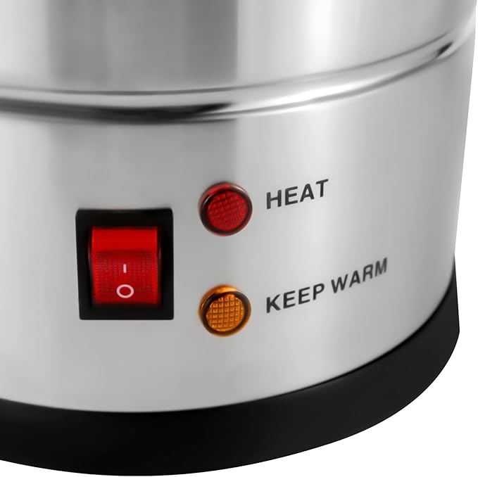 Commercial Grade 8L/2.11Gal Coffee UrnStainless Steel Coffee Maker With Faucet and filterAutomatic Coffee BrewingThermostable Design Hot Water Urn For Cafes Offices OutdoorEtc