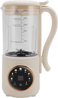 1.4L Nut Milk Maker Automatic Plant Based Milk Machine with 12 Blades Soy Milk Maker Juicer for Homemade Almond Oat Coconut Soy Milk DairyFree Beverages (US Plug)