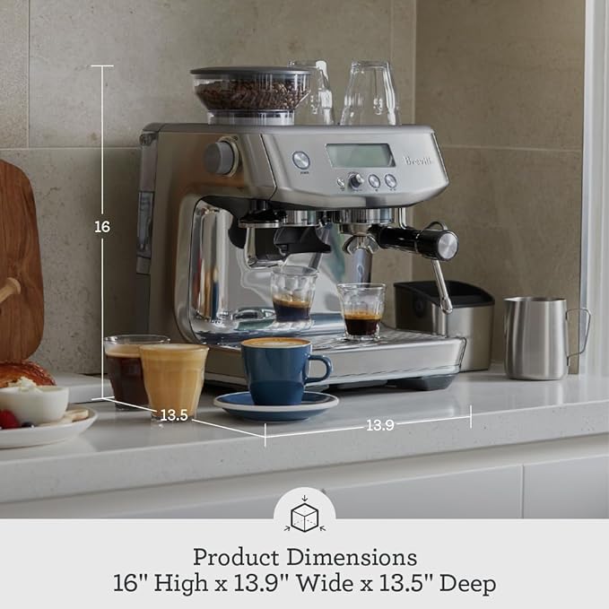 Breville Barista Pro Espresso Machine BES878BTR Black Truffle