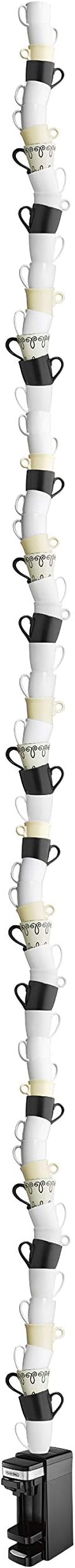 Proctor Silex Single Serve Coffee Maker Compatible with K-Cup Pods or Grounds Fits a Travel Mug (49969) 14 ounces