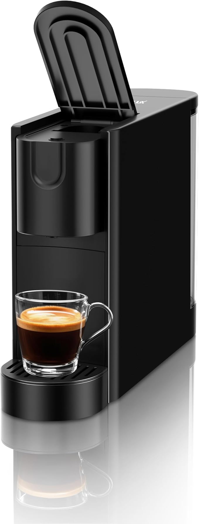 CHULUX RectoCafé Espresso Machine for Nespresso Original Capsule Pod 20 Bar Professional Italian Pump Coffee Machine Extra Mini Espresso Maker for Home &amp Office Black