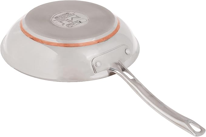 MIU France 10-Piece Copper Core Cookware Set Silver