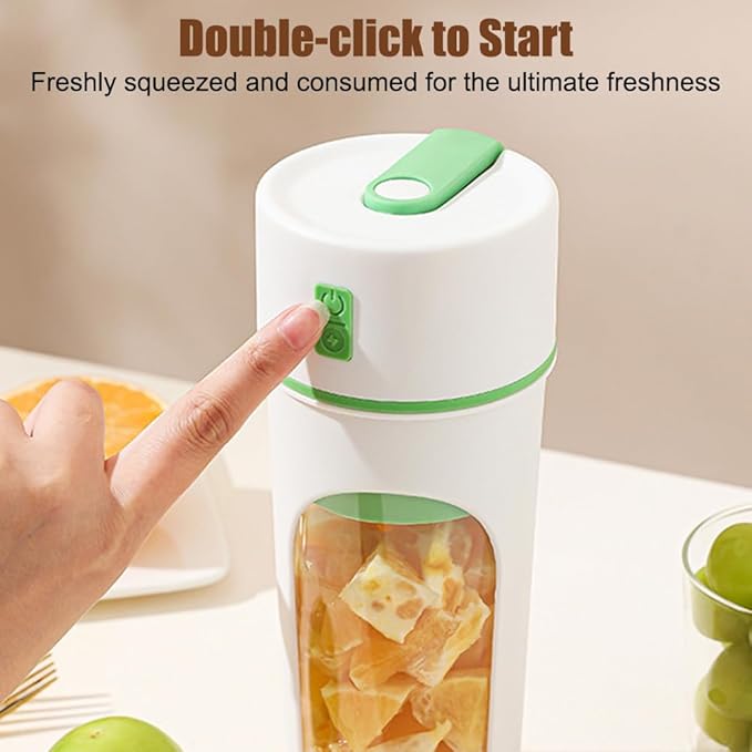 Personal Blender 480ml Small Blenders with 6-Blade Surround Blade for Home Sport Office Camping