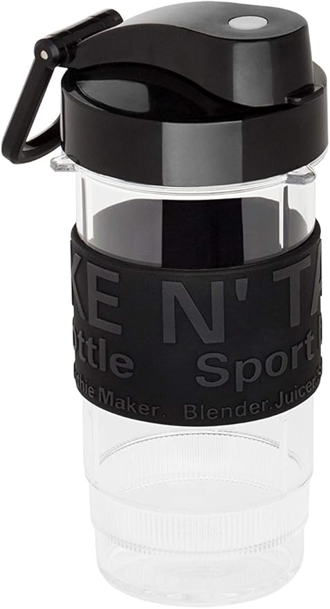 Mironi Personal Smoothie Blender 2-in-1 Single Serve Blender Mini Bullet Blender 500W With 20 Ounce Tritan Sports Bottle and Grinder Cup for Juices Shakes Smoothies and More Stainless Steel
