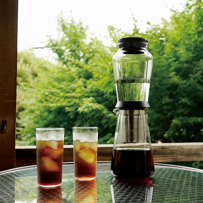 HARIO SBS-5B Slow Drip Brewer HARIO SHIZUKU (600ml) Black One size