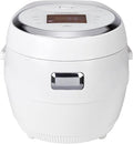 CUCKOO Micom Rice Cooker 10-Cup Uncooked / 20-Cup Cooked with Nonstick Inner Pot Large Rice Maker with 16 Menu Options Fuzzy Logic Technology Auto Clean Mode LCD Display White (CR-1020F)