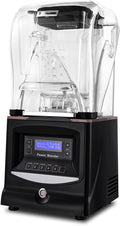 Smoothie Blender 1.5 Liter 1800W with Sound Isolated Hood for Crushed Ice Smoothies and Purees Professional Countertop Blender