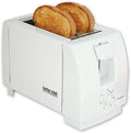 Better Chef Economic 2-Slice Toaster | Darkness Control | Crumb Tray | Fits Bagel Slice (White)