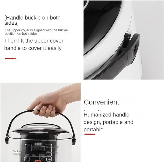 GRFIT 2L Electric Mini Rice Cooker MultiCooker Portable Car Rice Cooker Cooking Machine for Car and Truck jinyi2016SHOP-1998