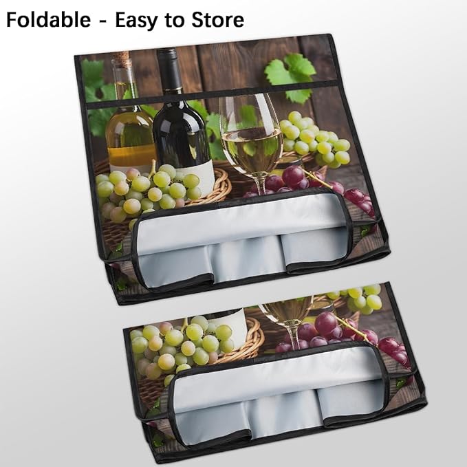 cfpolar Kitchen Aid Mixer Cover Compatible with 6-8 Quarts Fruit Grape Wine Stand Mixer Cover Kitchen Aid Mixers Accessories Appliance Organizer Bag Dust Covers with Zipper Pocket