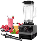 Heavy Duty Professional Blender Peak 2200W Commercial Grade Bar Blender With 70Oz Container For Shakes Smoothies Ice Crushing Frozen Fruits Soups Dry Grinding (Black)