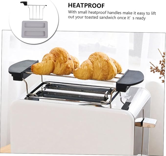 UPKOCH 1set Electric Toaster Cover Sandwich Clip Silicone Lid for Toaster Breakfast Machine Accessory