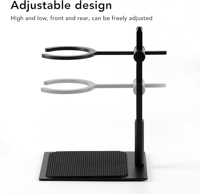 Pour Over Coffee StandPour Over Coffee Maker SetAluminum Alloy Pour Over Coffee Station Dripper Stand Adjustable Antislip Coffee Dripper Stand
